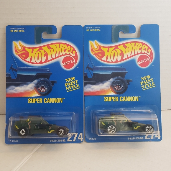 Hot Wheels Super Cannon, Hummer, Troop Convoy Qty 4 - Picture 2 of 5